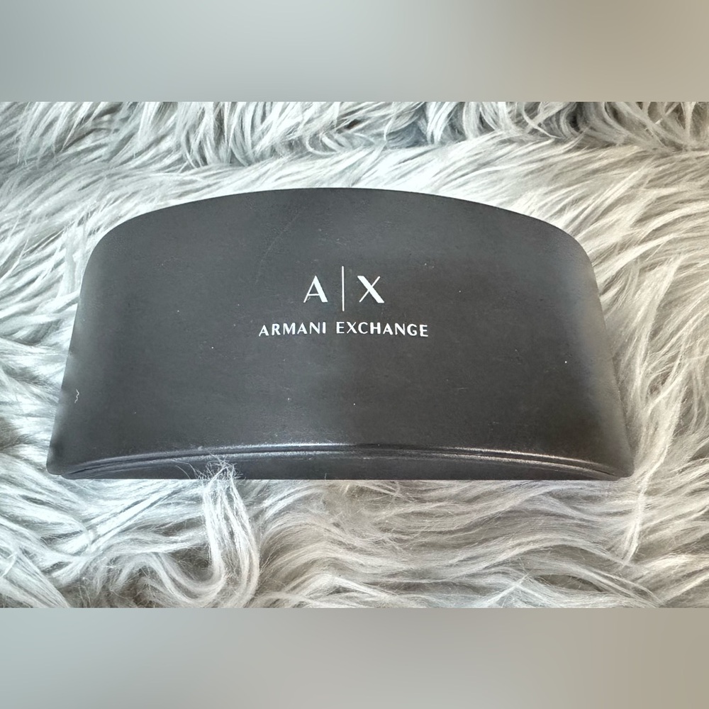 Armani Exchange Black Eyewear Case